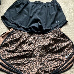 Nike Black and Brown Athletic Shorts